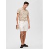 SELECTED Ανδρική Λινό Βερμούδα Brody Linen Shorts 16087638-Cloud Dancer(Λευκό)