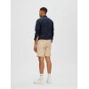 SELECTED Ανδρική Λινό Βερμούδα Brody Linen Shorts 16087638-Oatmeal(Μπεζ)