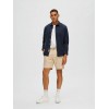 SELECTED Ανδρική Λινό Βερμούδα Brody Linen Shorts 16087638-Oatmeal(Μπεζ)