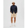 SELECTED Ανδρική Λινό Βερμούδα Brody Linen Shorts 16087638-Oatmeal(Μπεζ)