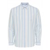 SELECTED Ανδρικό Πουκάμισο Ριγέ REGREDSTER SHIRT STRIPE LS 16088289-Cashmere Blue