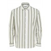 SELECTED Ανδρικό Πουκάμισο Ριγέ REGREDSTER SHIRT STRIPE LS 16088289-Vetiver