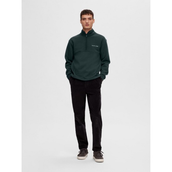 SELECTED Ανδρικό Φούτερ High Zip Neck Sweat 16091927-Green Gables (Πράσινο)