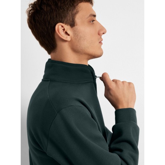 SELECTED Ανδρικό Φούτερ High Zip Neck Sweat 16091927-Green Gables (Πράσινο)