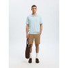 SELECTED Ανδρική Βαμβακερή Βερμούδα Chino Slim Fit 16092329-Greige (Μπεζ) SELECTED Ανδρική Βαμβακερή Βερμούδα Chino Slim Fit 16092329-Greige (Μπεζ)