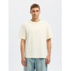 SELECTED Ανδρικό T-shirt Relaxed Fit SS O-NECK TEE 16097650-Egret (Εκρού) SELECTED Ανδρικό T-shirt Relaxed Fit SS O-NECK TEE 16097650-Egret (Εκρού)