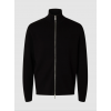 SELECTED Ανδρική Πλεκτή Ζακέτα Relaxed Fit Zip Cardigan 16099572-Black (Μαύρο)