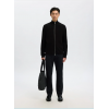 SELECTED Ανδρική Πλεκτή Ζακέτα Relaxed Fit Zip Cardigan 16099572-Black (Μαύρο)