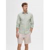 SELECTED Ανδρικό Πουκάμισο Λινό SLIMNEW-LINEN SHIRT LS CLASSIC 16079056-Olive Branch SELECTED Ανδρικό Πουκάμισο Λινό SLIMNEW-LINEN SHIRT LS CLASSIC 16079056-Olive Branch
