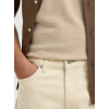 SELECTED Ανδρική Βερμούδα DENIM SLH ALEX REGULAR FIT 16099980-Ecru(Εκρού)