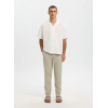 SELECTED Ανδρική Παντελόνα Λινό/Βαμβάκι SLH172-SLIMTAPE BRODY LINEN PANT NOOS 16087636-Vetiver(Λαδί)