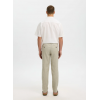 SELECTED Ανδρική Παντελόνα Λινό/Βαμβάκι SLH172-SLIMTAPE BRODY LINEN PANT NOOS 16087636-Vetiver(Λαδί)