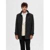 SELECTED Ανδρικό Μάλλινο Παλτό Regular Fit 16094322-Black (Μαύρο)
