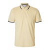 SELECTED Ανδρική Βαμβακερή Μπλούζα με Γιακά Slim Fit Atlas Sport Polo 16095852-Sundress (Μπεζ) SELECTED Ανδρική Βαμβακερή Μπλούζα με Γιακά Slim Fit Atlas Sport Polo 16095852-Sundress (Μπεζ)