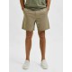 SELECTED Ανδρική Βερμούδα Chino COMFORT-HOMME FLEX SHORTS 16083844-Chinchilla