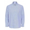 SELECTED Ανδρικό Πουκάμισο Ριγέ SLHREGDORE SHIRT LS 16088356-Sky Captain Stripes