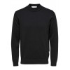 SELECTED Ανδρικό Πλεκτό Λουπέτο LS Knit Mock Neck 16086643 (Μαύρο)