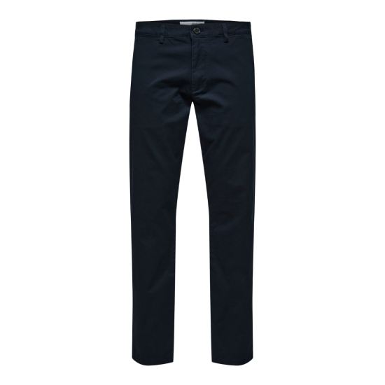 SELECTED Ανδρικό Παντελόνι Chino Slim Fit Organic Cotton 16091677-Dark Sapphire (Μπλε)