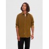 SELECTED Ανδρικό Πουκάμισο Κοτλέ Reg Fit Cord Shirt 16090182-Butternut (Καφέ)