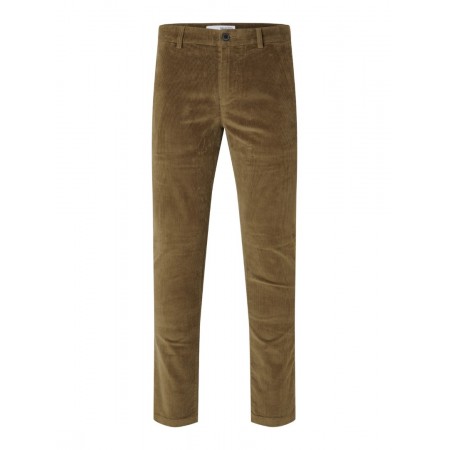 SELECTED Ανδρικό Παντελόνι Chino Κοτλέ Robin Cord Chino 16094146-Dusky Green (Χακί)