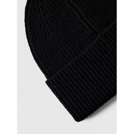 SELECTED Ανδρικός Σκούφος Merino Wool Beanie 16094981-Black(Μαύρο)