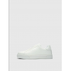 SELECTED Ανδρικά Δερμάτινα Παππούτσια DAVID CHUNKY LEATHER SNEAKER - 16101188-White(Λευκό)