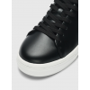 SELECTED Ανδρικά Δερμάτινα Παππούτσια DAVID CHUNKY LEATHER SNEAKER - 16101188-Black(Μαύρο)
