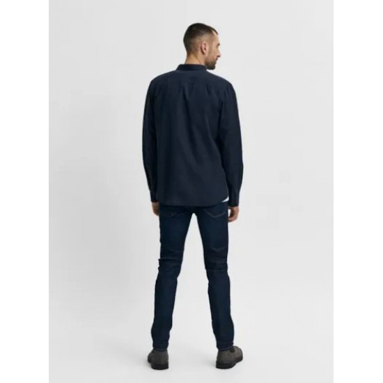 SELECTED Ανδρικό Jean Slim Leon 16080594 - Dark Blue (Μπλε)