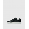 SELECTED Ανδρικά Δερμάτινα Παππούτσια DAVID CHUNKY LEATHER SNEAKER - 16101188-Black(Μαύρο)