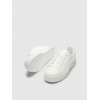 SELECTED Ανδρικά Δερμάτινα Παππούτσια DAVID CHUNKY LEATHER SNEAKER - 16101188-White(Λευκό)