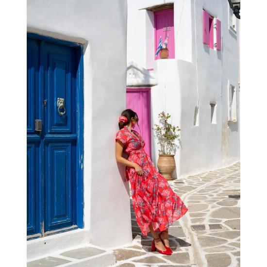 SO BOHEMIAN - Evelyn Dress SB078R Red (Κόκκινο)