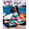 SO BOHEMIAN -Madison Dress SBK02GP Green Pink (Πράσινο/Ροζ)