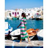 SO BOHEMIAN -Madison Dress SBK02GP Green Pink (Πράσινο/Ροζ)