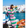 SO BOHEMIAN -Madison Dress SBK02GP Green Pink (Πράσινο/Ροζ)