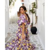 SO BOHEMIAN - Rita Dress SB037YP Yellow Purple (Κίτρινο-Μωβ)
