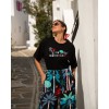 SO BOHEMIAN - Alex t-shirt SB044B Bohemian Black (Μαύρο)