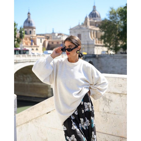 SO BOHEMIAN - Oscar Sweater Ivory SBKN009I (Εκρού)