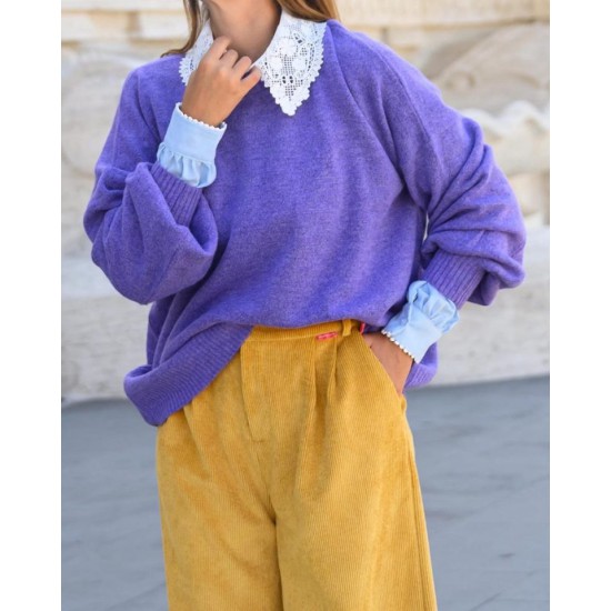 SO BOHEMIAN - Victor Trousers Corduroy-SB092Y Mustard-Yellow (Μουσταρδί)