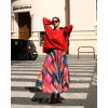 SO BOHEMIAN - Julia Pleated Skirt Pixel Squares SB102-1