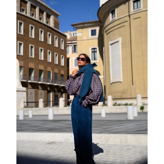 SO BOHEMIAN - Oscar Sweater Petrol SBKN009P (Πετρόλ)