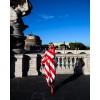 SO BOHEMIAN - Milena Dress Red & White SBKN016RW (Λευκό-Κ΄όκκινο)