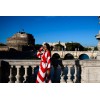 SO BOHEMIAN - Milena Dress Red & White SBKN016RW (Λευκό-Κ΄όκκινο)