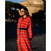 SO BOHEMIAN - Alexia Cardigan Dress Red SBKN04R (Κόκκινο)
