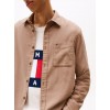 TOMMY JEANS Ανδρικό Βαμβακερό Πουκάμισο Regular Fit Flannel Shirt DM0DM22023-GVP (Pecan Nut)