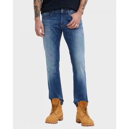 Tommy Jeans Ανδρικό Παντελόνι Jean Scanton Slim Fit DM0DM18723-1A5 (Μπλε)