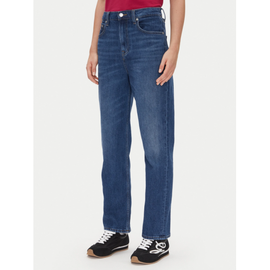 TOMMY JEANS Γυναικείο Παντελόνι Jean Layla HR Slim Straight Fit DW0DW20054-1BK (Blue Demim)