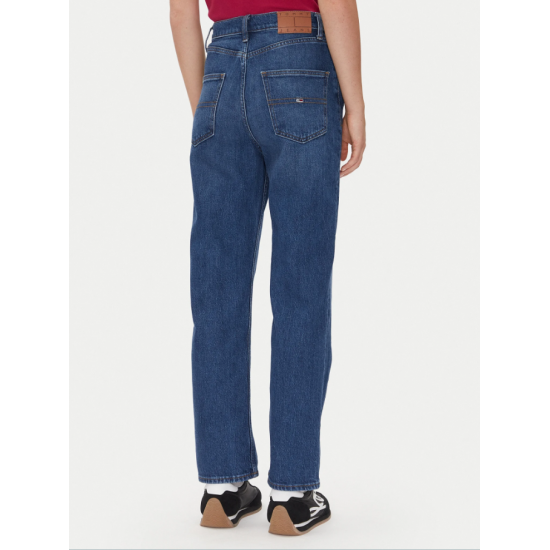 TOMMY JEANS Γυναικείο Παντελόνι Jean Layla HR Slim Straight Fit DW0DW20054-1BK (Blue Demim)