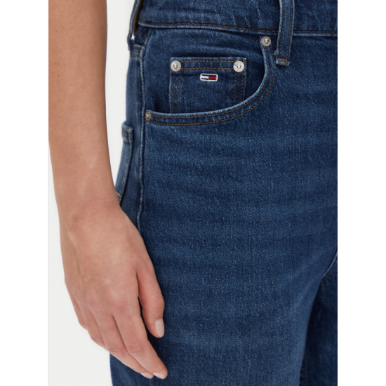 TOMMY JEANS Γυναικείο Παντελόνι Jean Layla HR Slim Straight Fit DW0DW20054-1BK (Blue Demim)