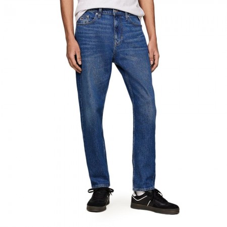 TOMMY JEANS Ανδρικό Παντελόνι Jean Relaxed Tapered Fit Isaac DM0DM20191-1BJ (Denim Blue)