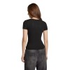 TOMMY JEANS Γυναικείο T-shirt Slim Fit Pointelle Tee DW0DW19493-BDS (Μαύρο) TOMMY JEANS Γυναικείο T-shirt Slim Fit Pointelle Tee DW0DW19493-BDS (Μαύρο)